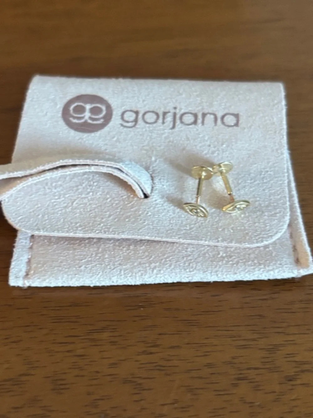 (PAIR) NWOT Gorjana Gold Evil Eye Stud Earrings - Picture 5 of 6
